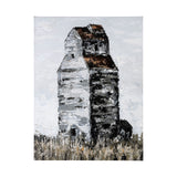 Abandoned Grain Elevator II by Mercana Studio a Hand Embellished Textured Canvas by Mercana at Eve Furniture