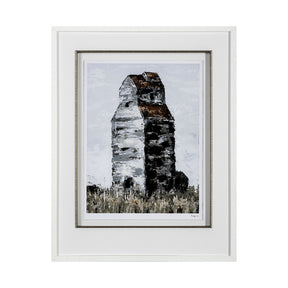 Abandoned Grain Elevator II by Mercana Studio Hand Embelished Framed Art Print Matted under Glass by Mercana at Eve Furniture
