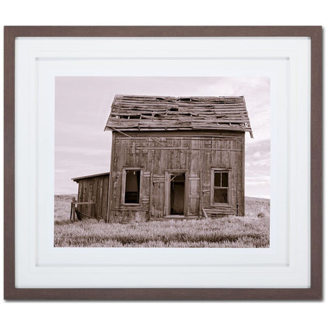Abandoned Two Story Farm House by Steven Bisig a Framed Photo Art Print Matted under Glass by Mercana at Eve Furniture