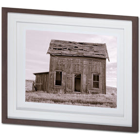 Abandoned Two Story Farm House by Steven Bisig a Framed Photo Art Print Matted under Glass by Mercana at Eve Furniture