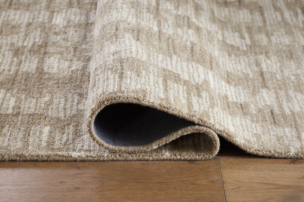 Abanlane Brown/Cream Medium Rug by Ashley at Eve Furniture