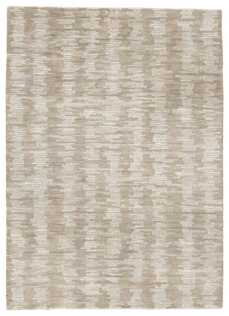 Abanlane Brown/Cream Medium Rug by Ashley at Eve Furniture