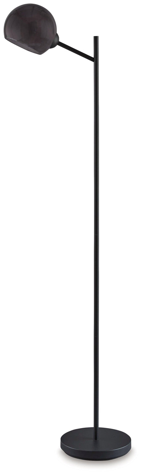 Abanson Black Floor Lamp by Ashley at Eve Furniture