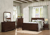 Abbeville Cherry California King Bed by Homelegance at Eve Furniture