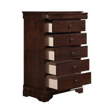 Abbeville Cherry Chest, Hidden Drawer by Homelegance at Eve Furniture