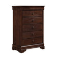Abbeville Cherry Chest, Hidden Drawer by Homelegance at Eve Furniture