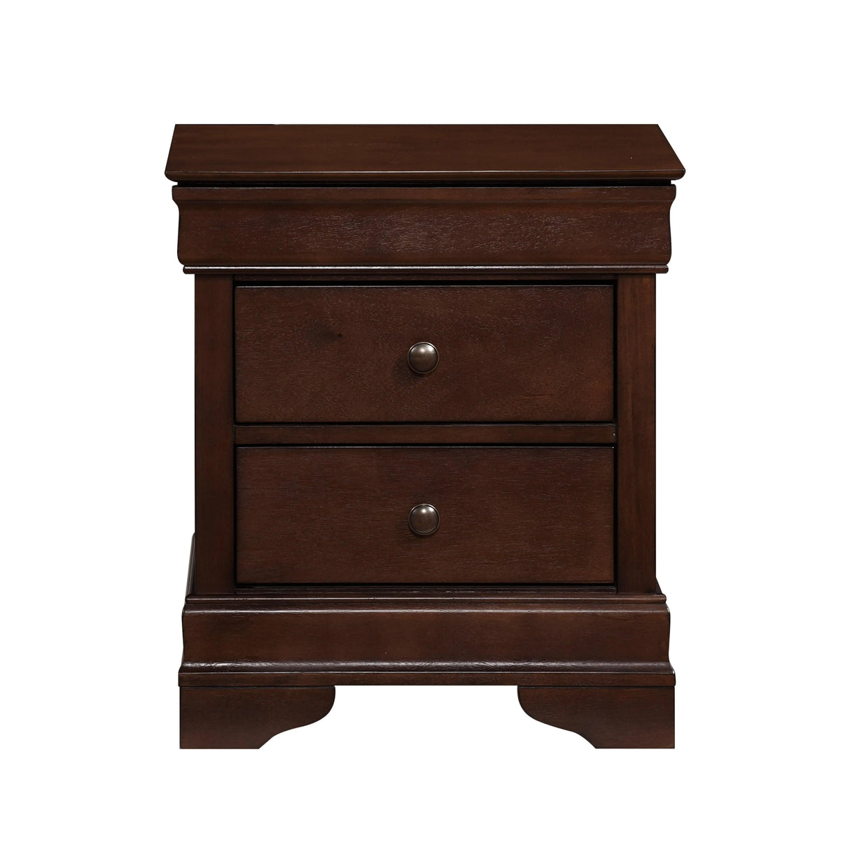 Abbeville Cherry Nightstand, Hidden Drawer by Homelegance at Eve Furniture