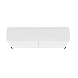 Abbey 66.9" Sideboard in White by Manhattan Comfort at Eve Furniture