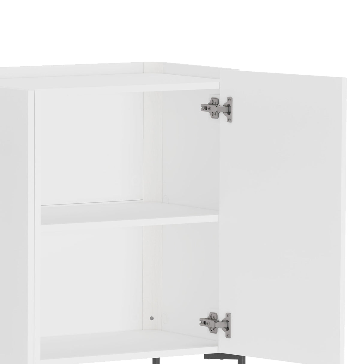 Abbey 66.9" Sideboard in White by Manhattan Comfort at Eve Furniture