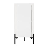 Abbey 66.9" Sideboard in White by Manhattan Comfort at Eve Furniture