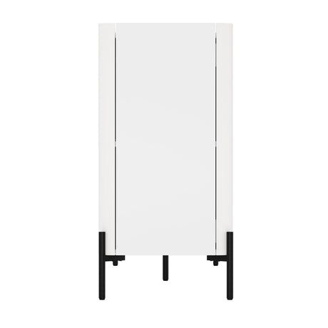 Abbey 66.9" Sideboard in White by Manhattan Comfort at Eve Furniture