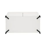 Abbey Accent Cabinet in Maple and Off White by Manhattan Comfort at Eve Furniture