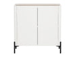 Abbey Accent Cabinet in Maple and Off White by Manhattan Comfort at Eve Furniture