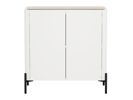 Abbey Accent Cabinet in Maple and Off White by Manhattan Comfort at Eve Furniture