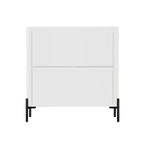 Abbey Accent Cabinet in White by Manhattan Comfort at Eve Furniture
