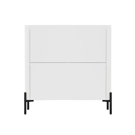 Abbey Accent Cabinet in White by Manhattan Comfort at Eve Furniture