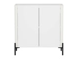 Abbey Accent Cabinet in White by Manhattan Comfort at Eve Furniture