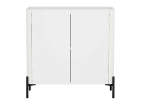 Abbey Accent Cabinet in White by Manhattan Comfort at Eve Furniture