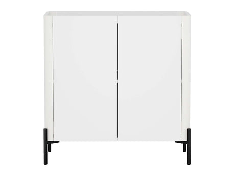 Abbey Accent Cabinet in White by Manhattan Comfort at Eve Furniture