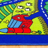 Abbey Contemporary Multi Area Rug by Furniture of America at Eve Furniture