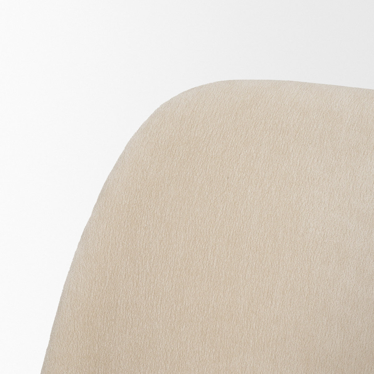 Abbie Curved Back Oatmeal Fabric Dining Side Chair, Set of 2 by Mercana at Eve Furniture