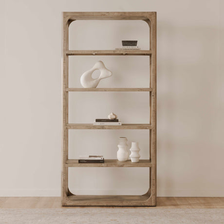 Abbott Brown Bookshelf by MOES at Eve Furniture
