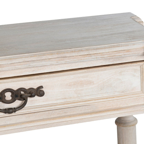 Abbott Cream/White Console Table by Crestview at Eve Furniture