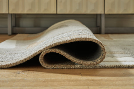Abbotton Taupe/Gray/Caramel 8' x 10' Rug by Ashley at Eve Furniture