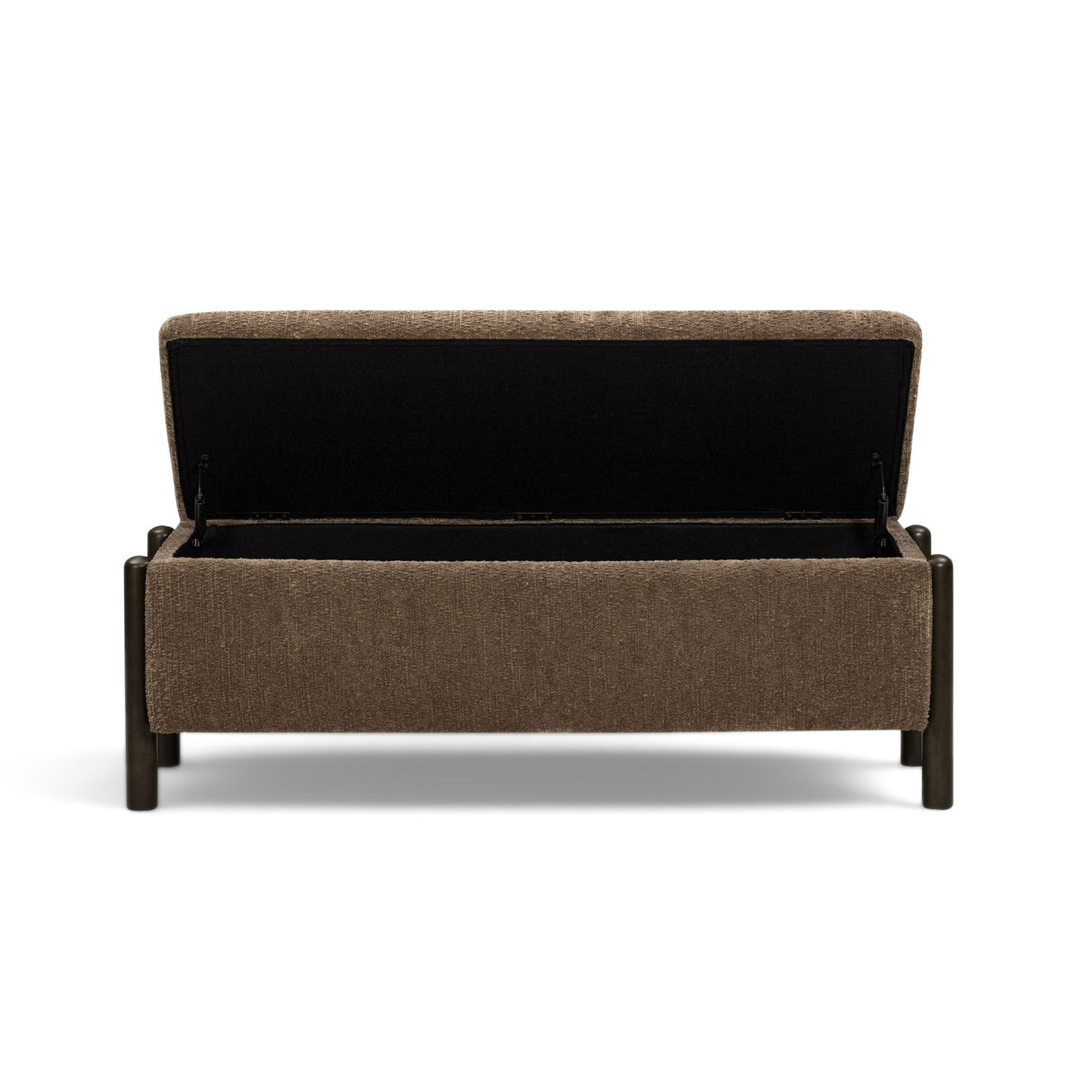 Abby 52" Nubby Fabric Storage Bench by TOV Furniture at Eve Furniture