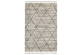 Abdalah Beige/Gray 5' x 7' Rug by Ashley at Eve Furniture