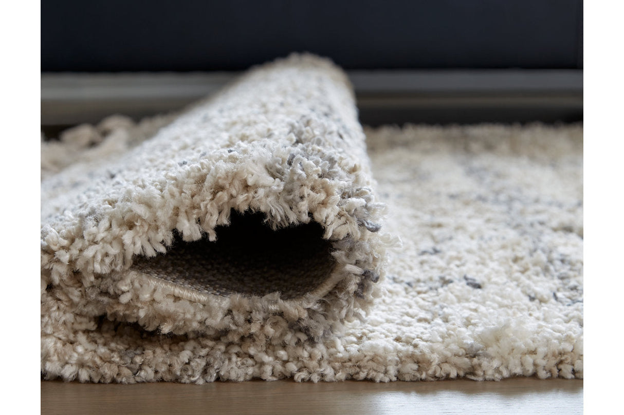 Abdalah Beige/Gray 5' x 7' Rug by Ashley at Eve Furniture