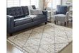 Abdalah Beige/Gray 5' x 7' Rug by Ashley at Eve Furniture