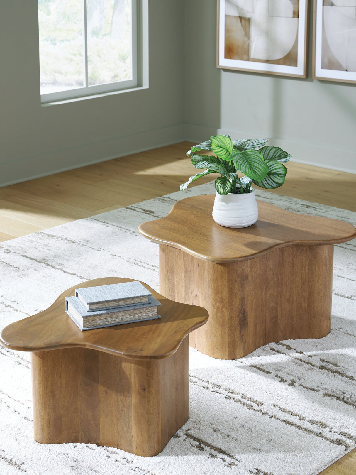 Abeford Brown Accent Coffee Table (Set of 2) by Ashley at Eve Furniture