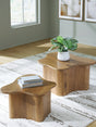 Abeford Brown Accent Coffee Table (Set of 2) by Ashley at Eve Furniture