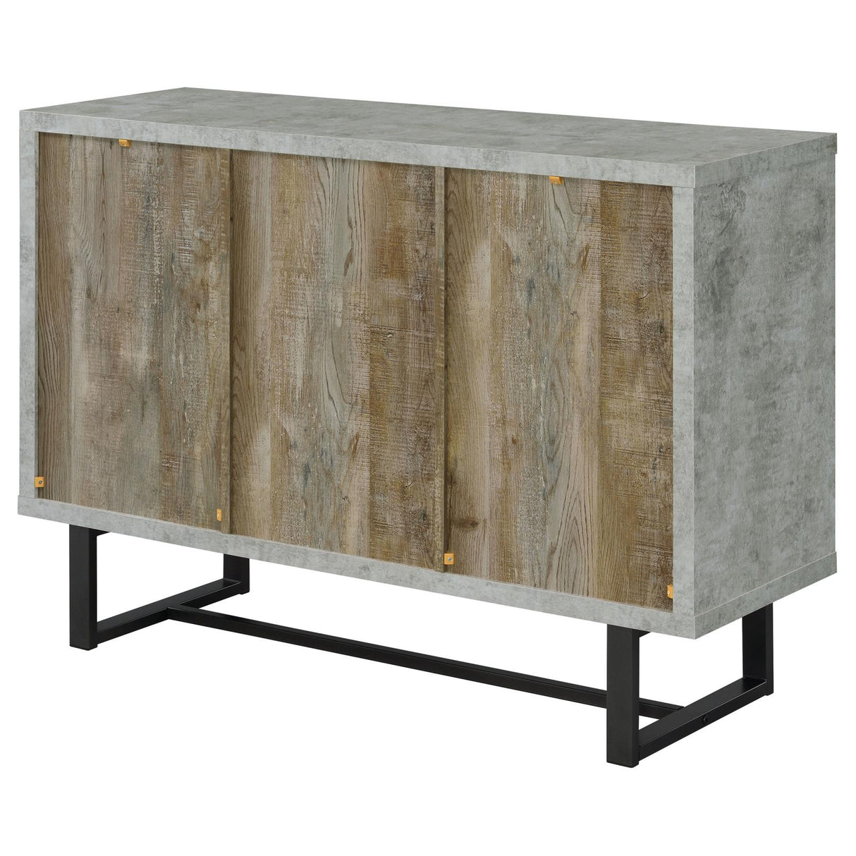 Abelardo Weathered Oak/Cement 3-Drawer Accent Cabinet