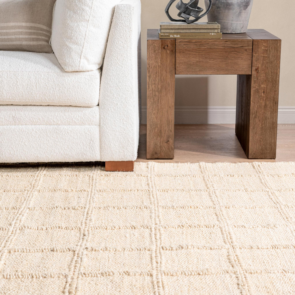 Aberdeen Jute Sand Rug by Classic Home at Eve Furniture