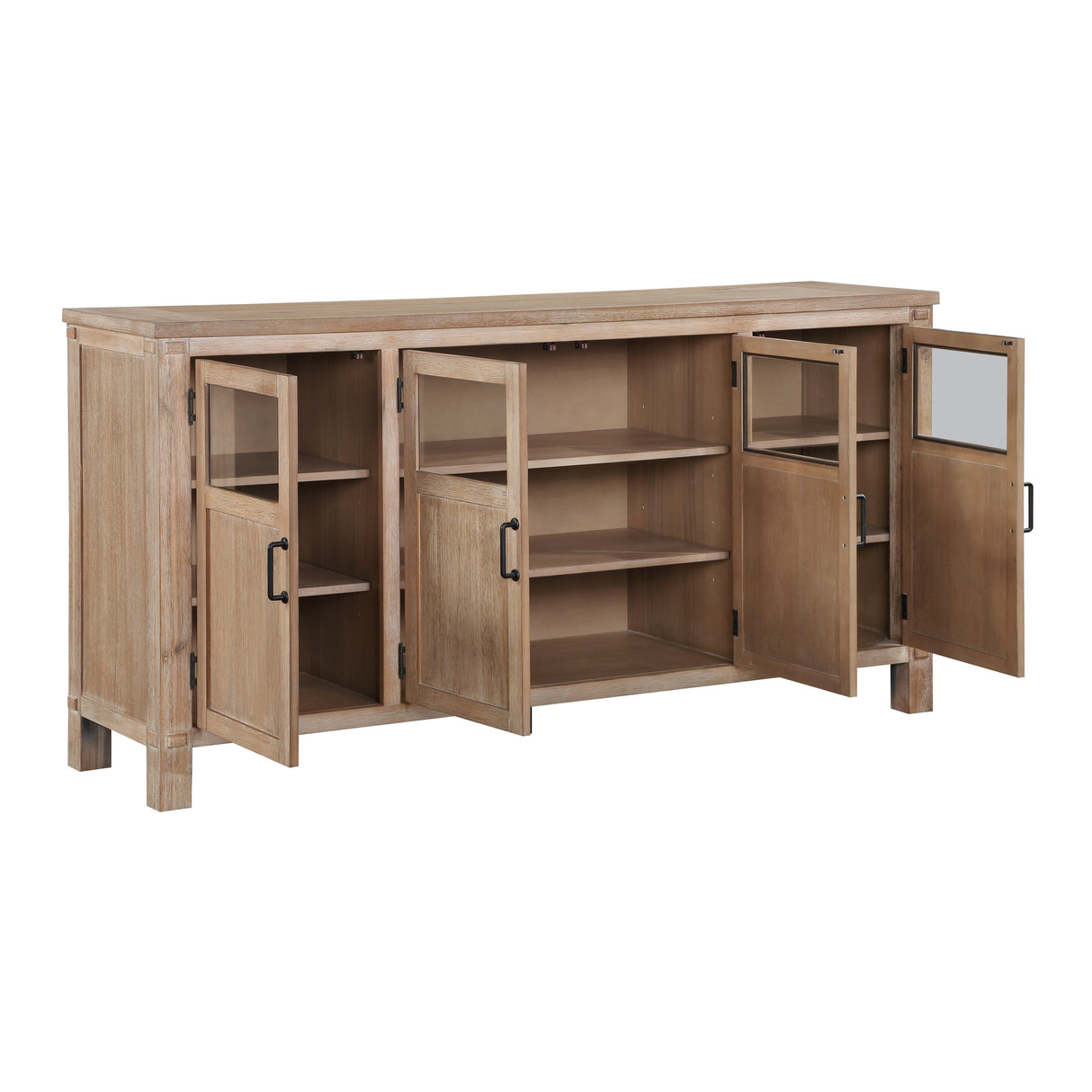 Aberdeen Light Oak Dining Server by Homelegance at Eve Furniture