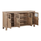 Aberdeen Light Oak Dining Server by Homelegance at Eve Furniture