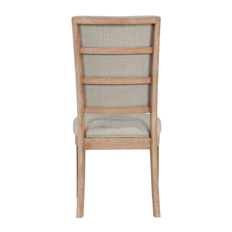 Aberdeen Light Oak Dining Side Chair, Set of 2 by Homelegance at Eve Furniture
