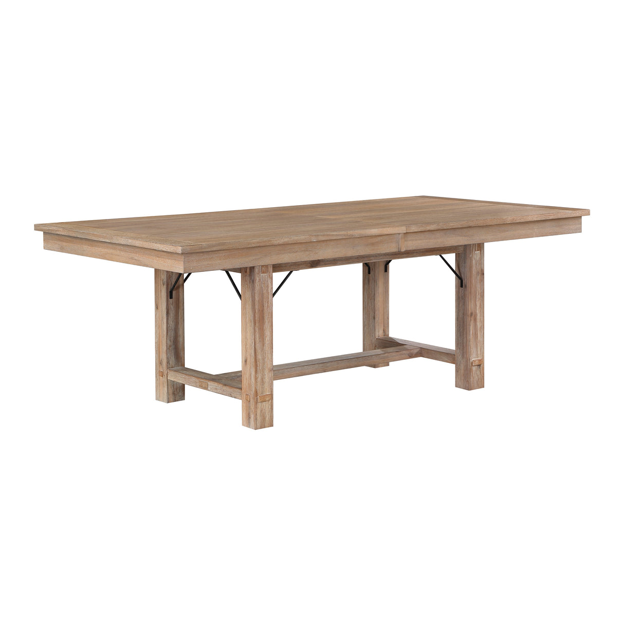 Aberdeen Light Oak Extendable Dining Table by Homelegance at Eve Furniture