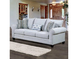 Aberporth Gray Stationary Sofa & Loveseat by Furniture of America at Eve Furniture