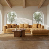 Abi Levante Marble/Walnut Nesting Coffee Table