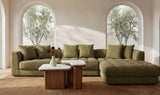 Abi Nesting Coffee Table Beige Cosmos Marble by Moe's Home at Eve Furniture