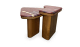 Abi Nesting Coffee Table Levante Marble by Moe's Home at Eve Furniture