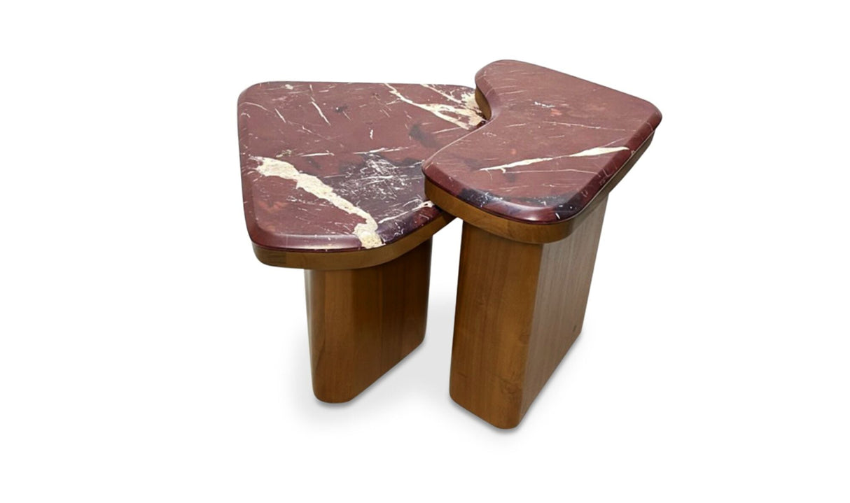 Abi Nesting Coffee Table Levante Marble by Moe's Home at Eve Furniture