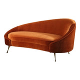 Abigail Chaise Umber by Moe's Home at Eve Furniture