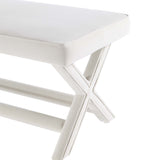 Abigail Double Ottoman Bench in Cream by Manhattan Comfort at Eve Furniture