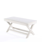 Abigail Double Ottoman Bench in Cream by Manhattan Comfort at Eve Furniture