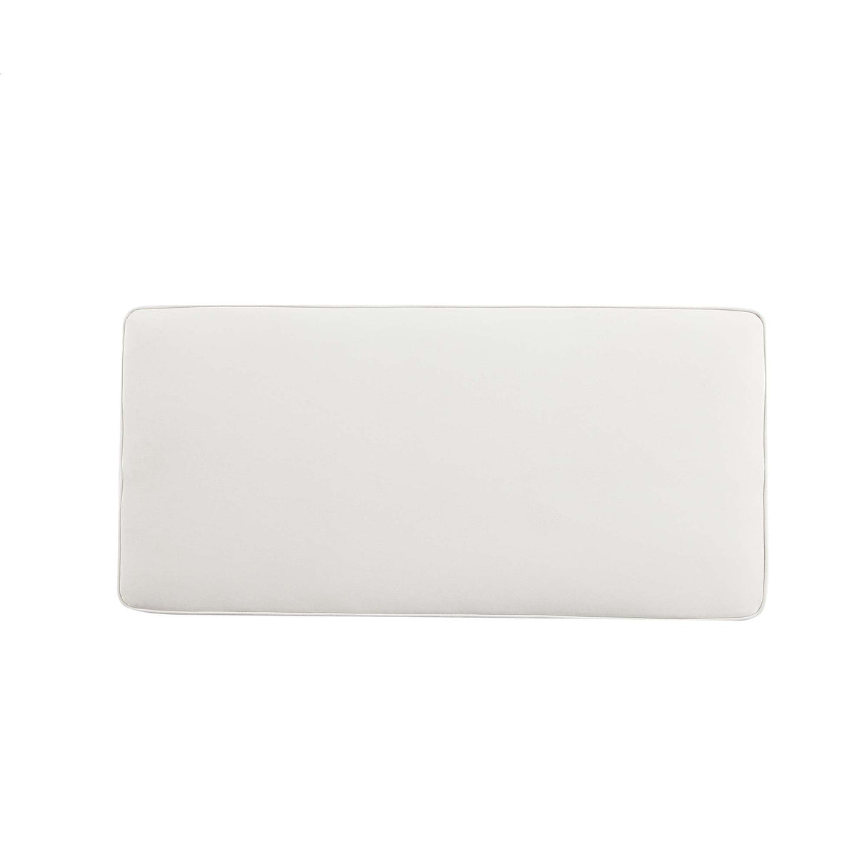 Abigail Double Ottoman Bench in Cream by Manhattan Comfort at Eve Furniture
