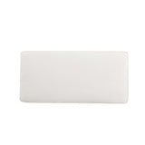Abigail Double Ottoman Bench in Cream by Manhattan Comfort at Eve Furniture
